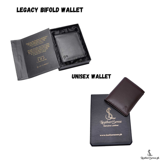 LeatherSense – Pair Offer (Legacy + Unisex Genuine Leather Wallets)